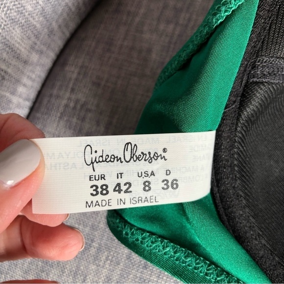 NWT Vintage 80’s green high waisted 2pc bikini - Picture 7 of 11